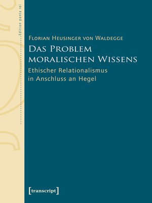 cover image of Das Problem moralischen Wissens